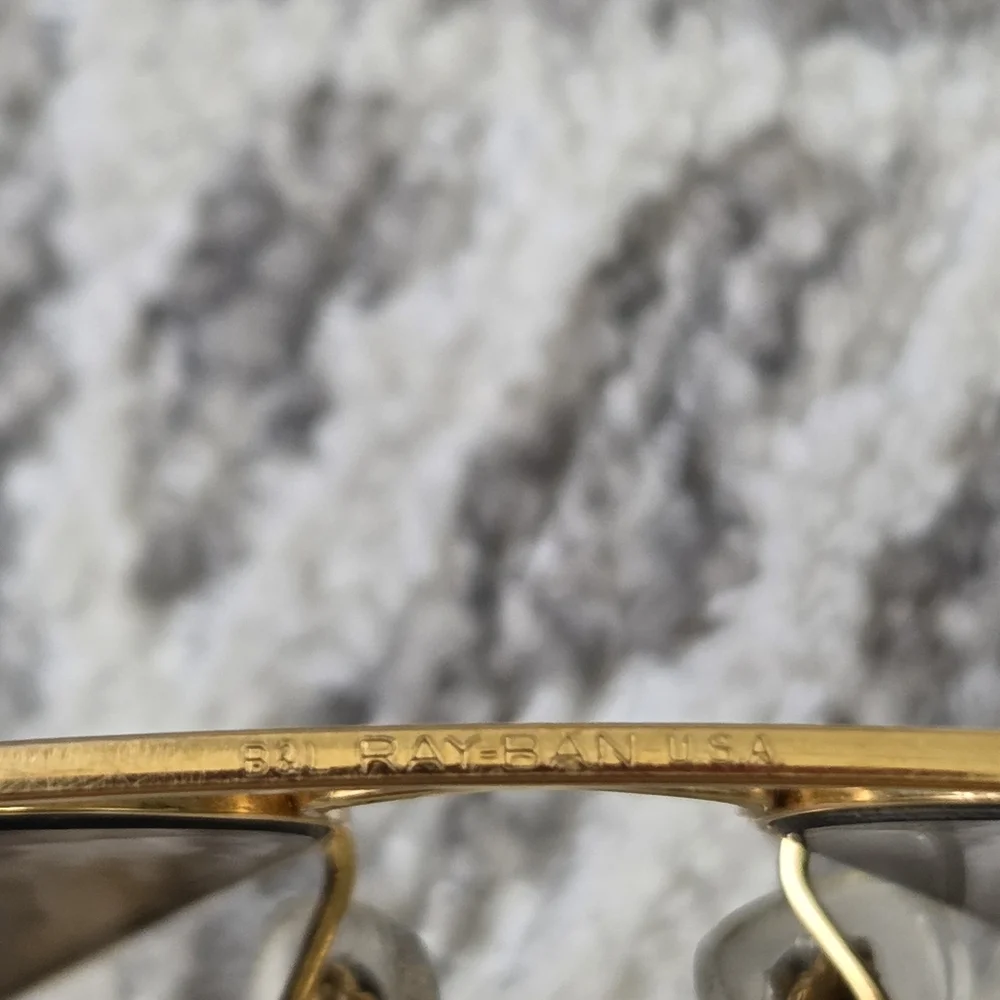 VINTAGE RAY BAN B&L B15 TOP-GRADIENT MIRRORED  AVIATOR SUNGLASSES‎